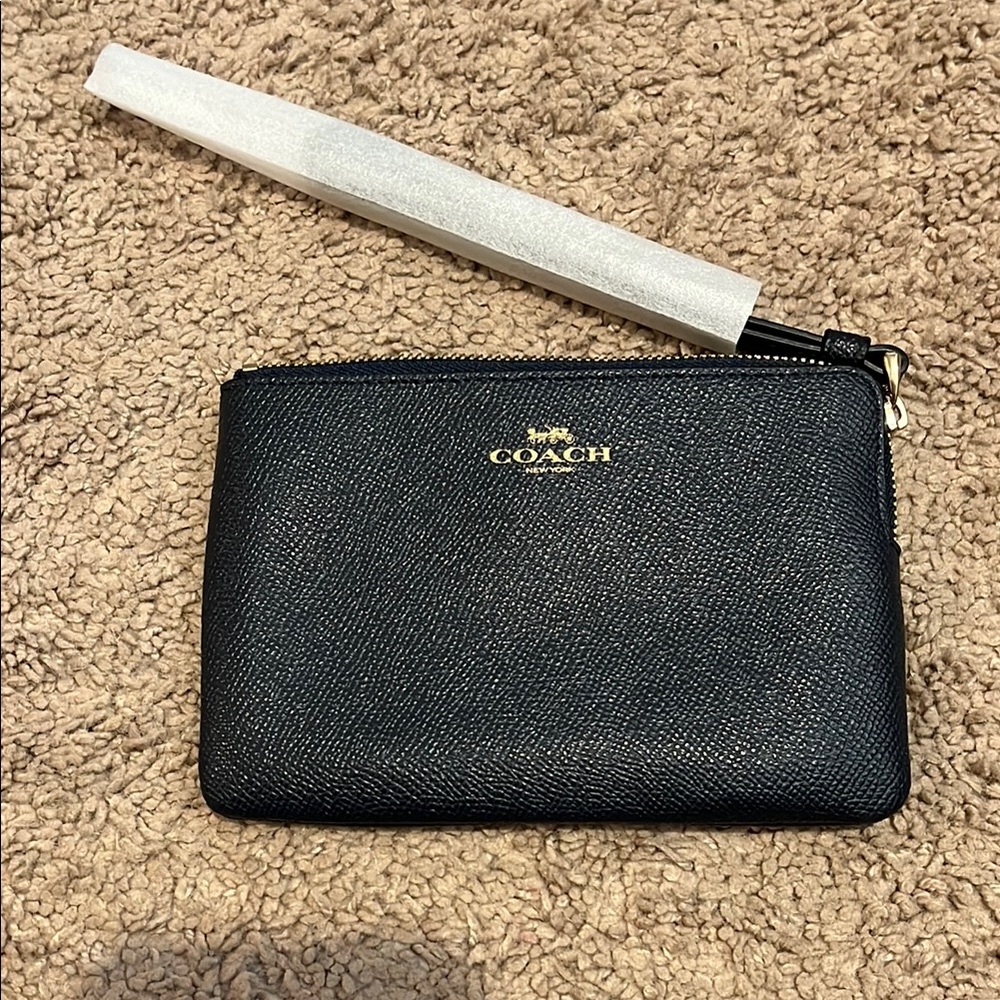 Coach Black Wristlet